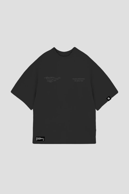 Camiseta Negra Oversize “Fortuna”