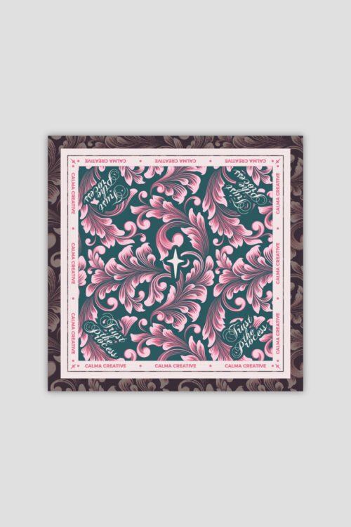 Bandana Ornament Pink&Green