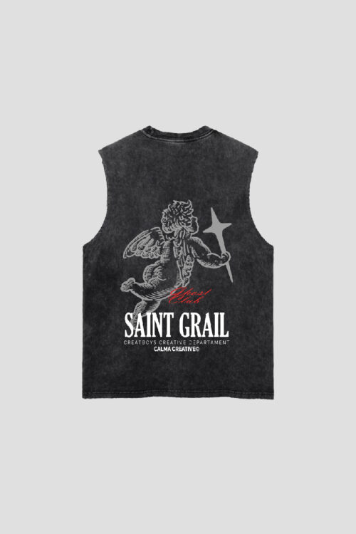 Sleeveless Tee - AcidWash